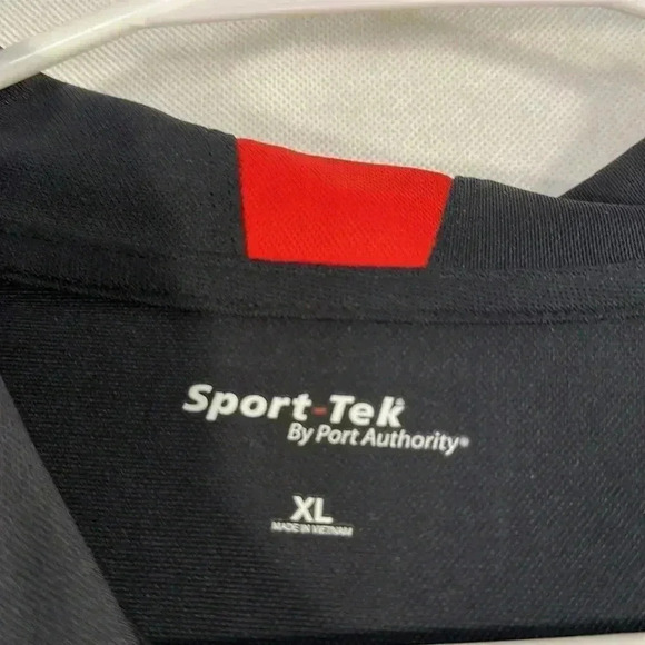 Sport-Tech Red/Black Sport-Wick Men’s Polo XL - Picture 3 of 4